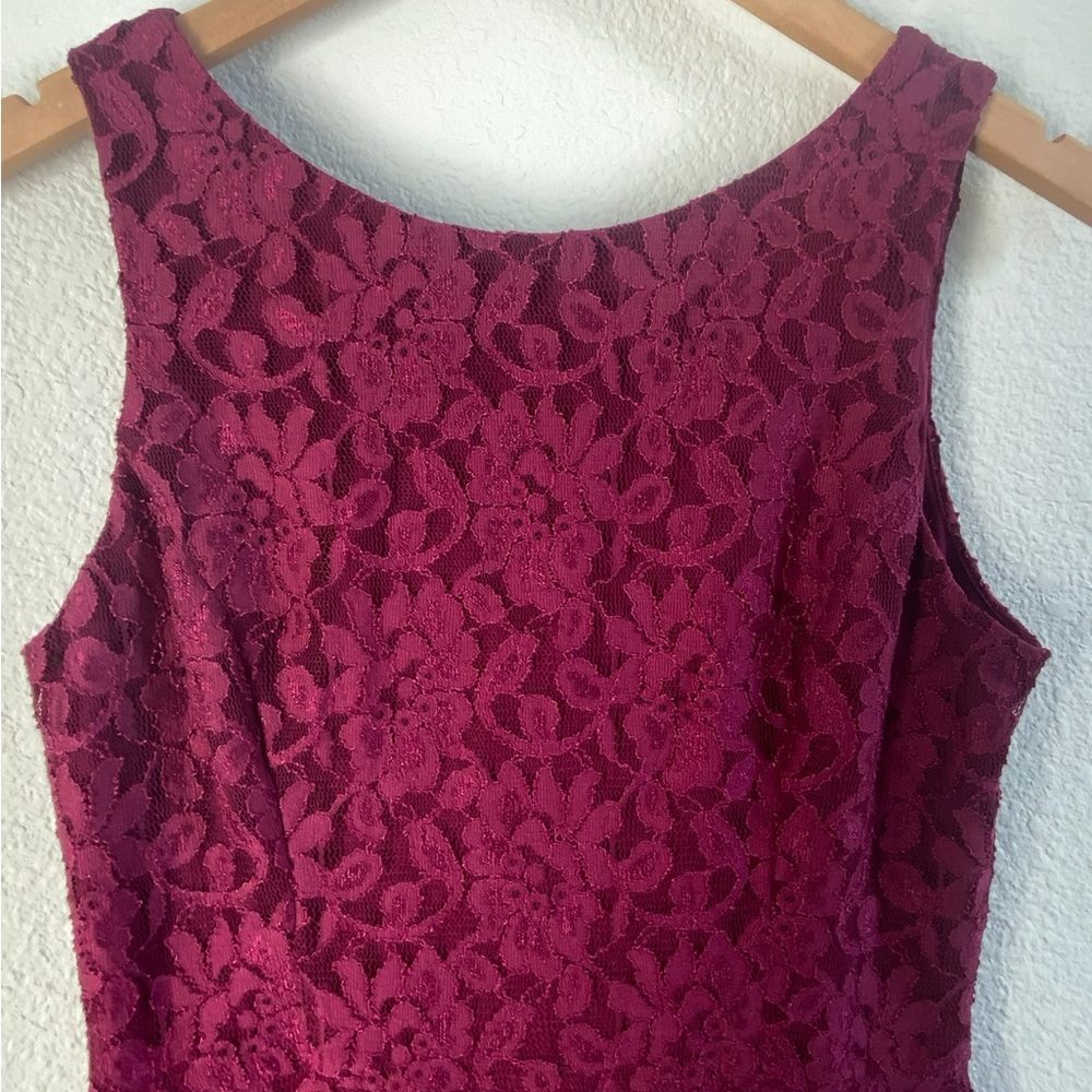 Speechless Burgundy Lace Formal Dress – Girls Size L